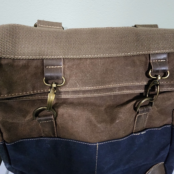 Cargo It backpack crossbody bag canvas backpack - Picture 7 of 9